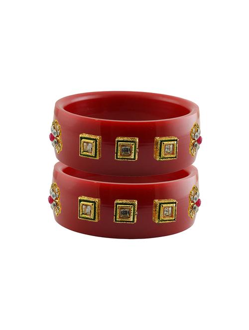 yellow stone stud acrylic bangle with very extra large size - 18780766 - Very Small Image - 1