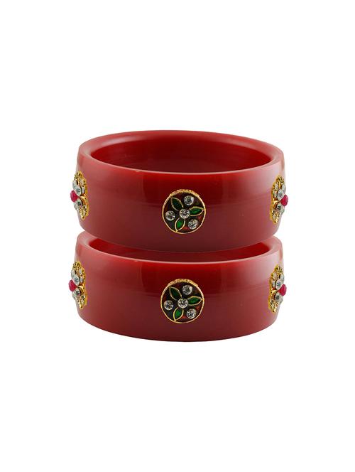 yellow stone stud acrylic bangle with very extra large size - 18780771 - Very Small Image - 1