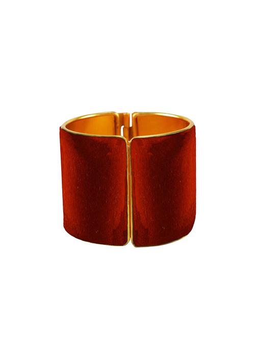 orange plain brass bangle - 18780786 - Very Small Image - 1