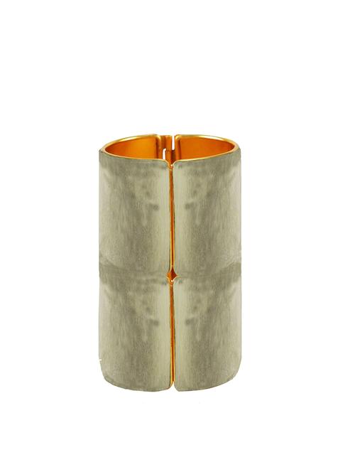 cream plain brass bangle - 18780880 - Very Small Image - 1