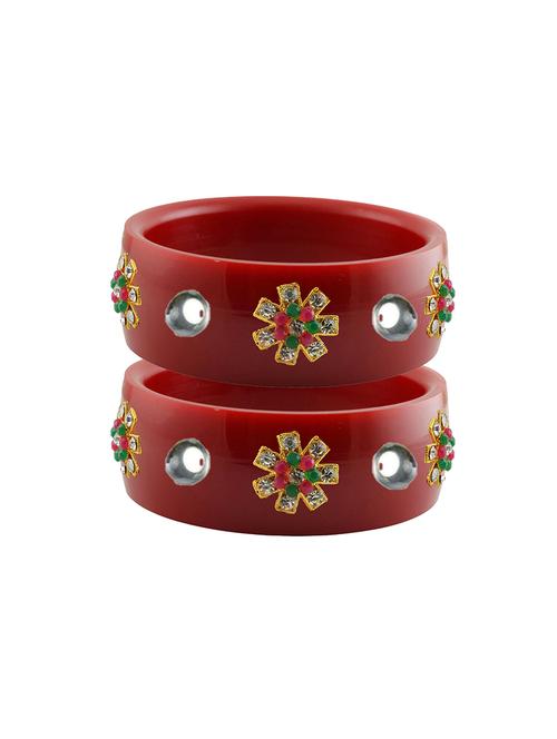 red stone stud acrylic bangle with very extra large size - 18781064 - Very Small Image - 1