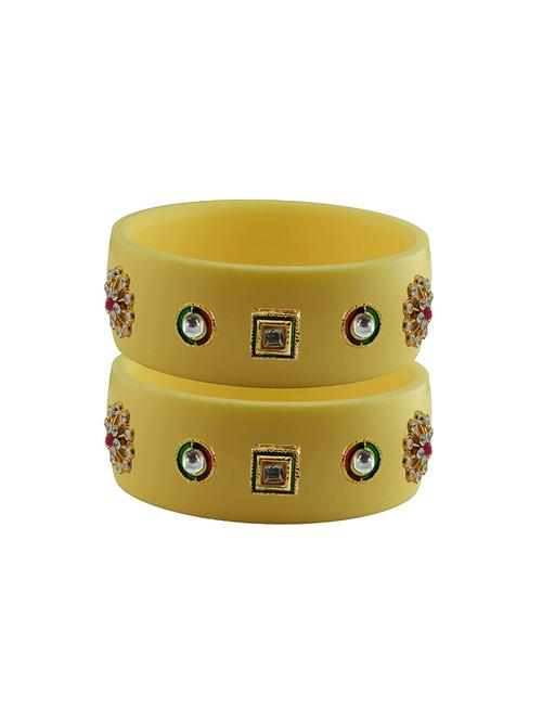 stones work kada bangle set - 18781384 - Very Small Image - 1