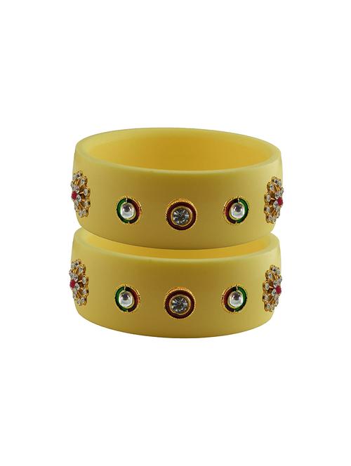stones work kada bangle set - 18781386 - Very Small Image - 1