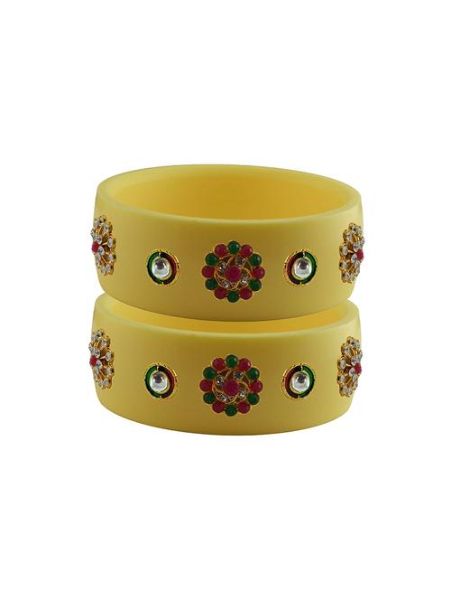 stones work kada bangle set - 18781402 - Very Small Image - 1
