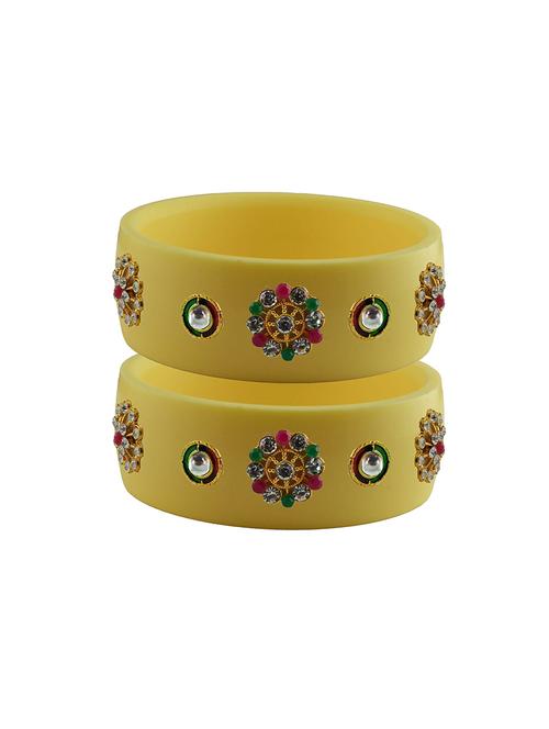 stones work kada bangle set - 18781415 - Very Small Image - 1