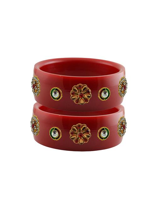 stones work kada bangle set - 18781453 - Very Small Image - 1