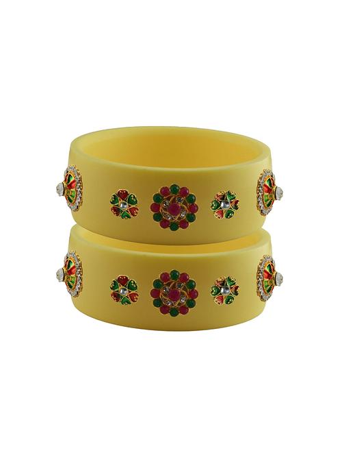 stones work kada bangle set - 18781501 - Very Small Image - 1