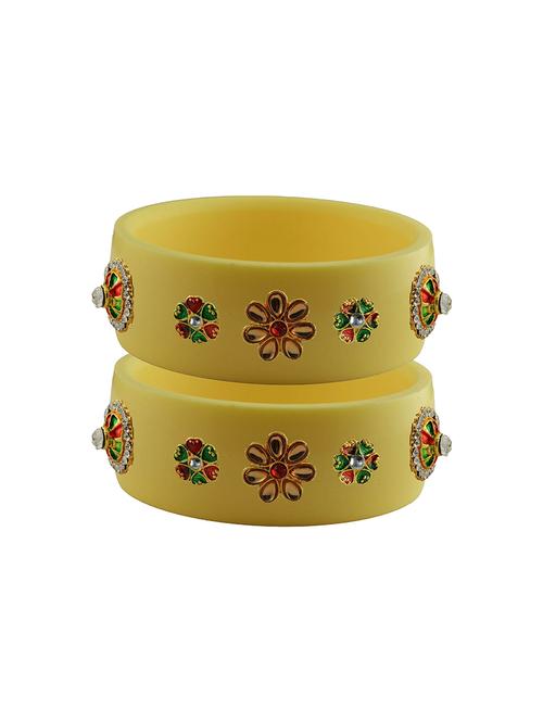 stones work kada bangle set - 18781514 - Very Small Image - 1