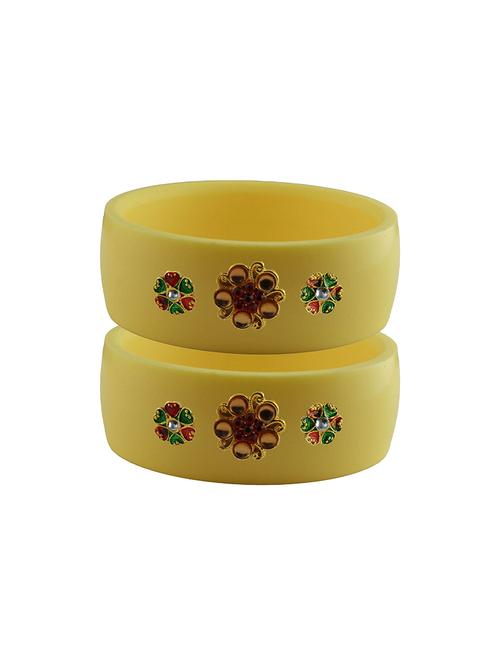stones work kada bangle set - 18781522 - Very Small Image - 1