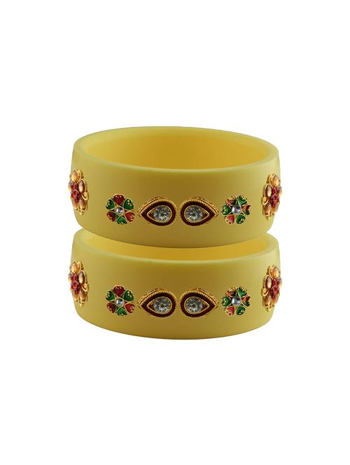 stones work kada bangle set - 18781538 - Very Small Image - 1
