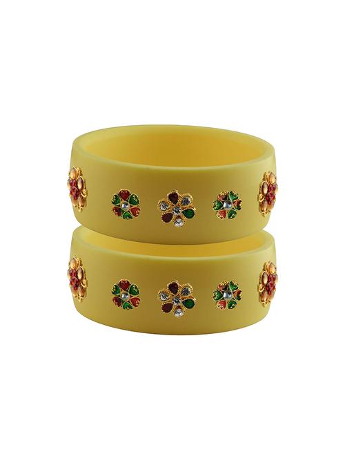 stones work kada bangle set - 18781542 - Very Small Image - 1