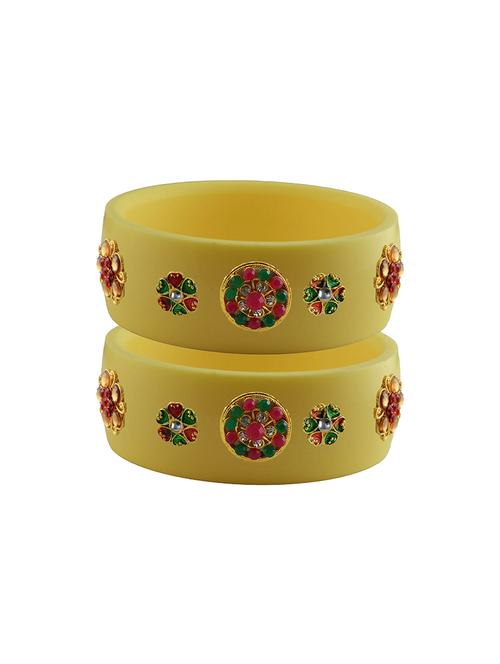 stones work kada bangle set - 18781562 - Very Small Image - 1