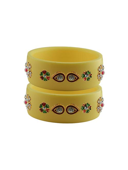 stones work kada bangle set - 18781587 - Very Small Image - 1