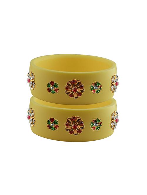 stones work kada bangle set - 18781606 - Very Small Image - 1