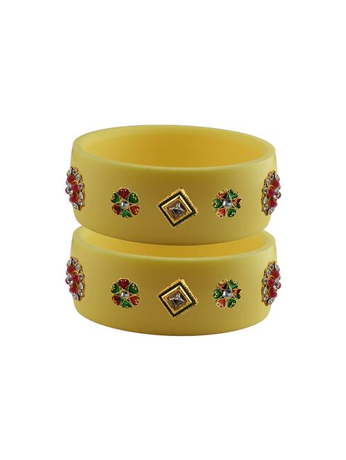 stones work kada bangle set - 18781635 - Very Small Image - 1