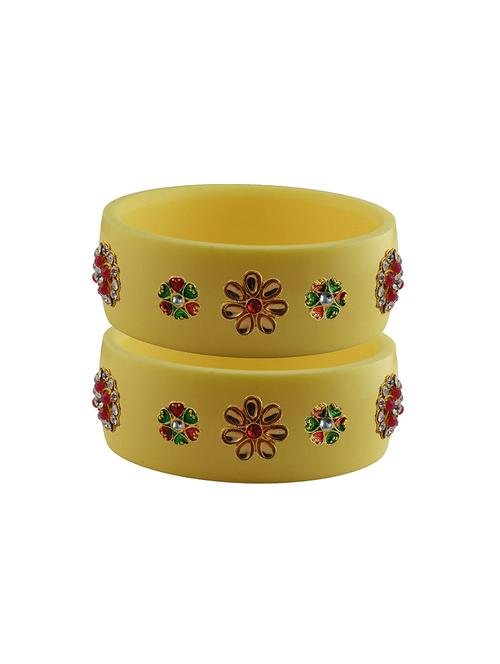 stones work kada bangle set - 18781666 - Very Small Image - 1
