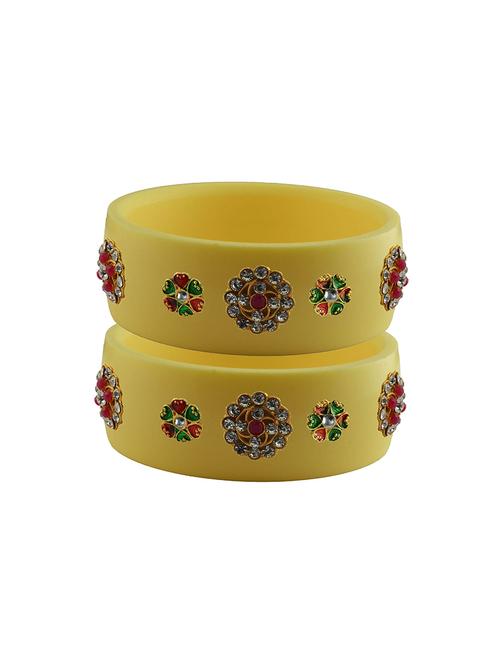 stones work kada bangle set - 18781672 - Very Small Image - 1