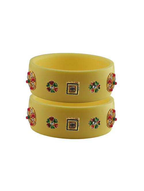 stones work kada bangle set - 18781686 - Very Small Image - 1