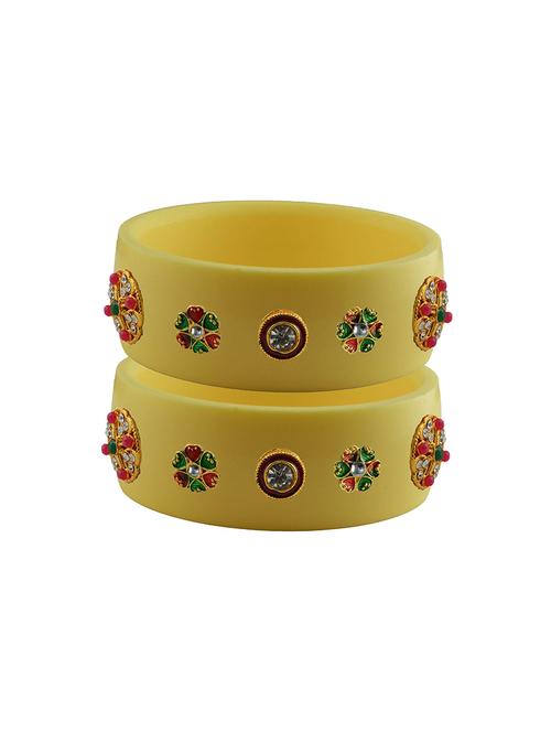stones work kada bangle set - 18781688 - Very Small Image - 1