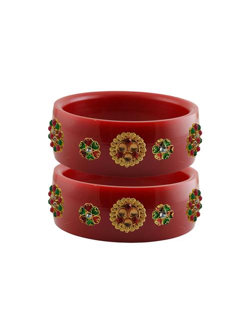 stones work kada bangle set - 18781762 - Very Small Image - 1