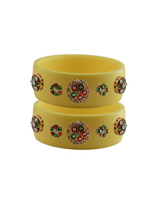 stones work kada bangle set - 18781804 - Very Small Image - 1
