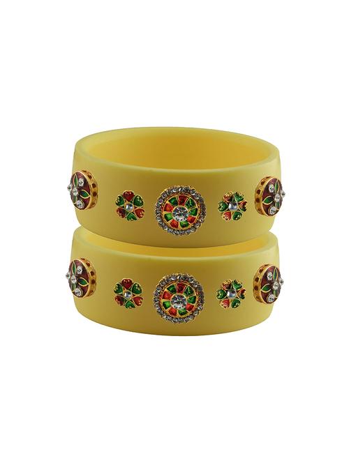 stones work kada bangle set - 18781815 - Very Small Image - 1