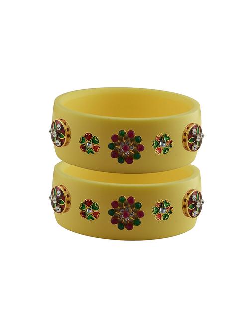 stones work kada bangle set - 18781824 - Very Small Image - 1