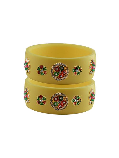 stones work kada bangle set - 18781881 - Very Small Image - 1