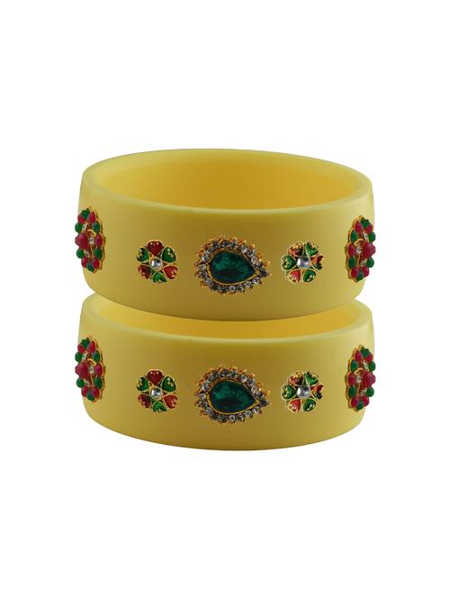 stone studded acrylic bangle - 18782046 - Very Small Image - 1