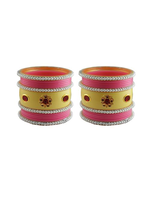stone studded acrylic bangle - 18782054 - Very Small Image - 1