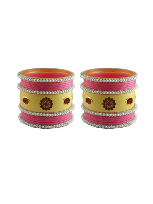 stone studded acrylic bangle - 18782055 - Very Small Image - 1