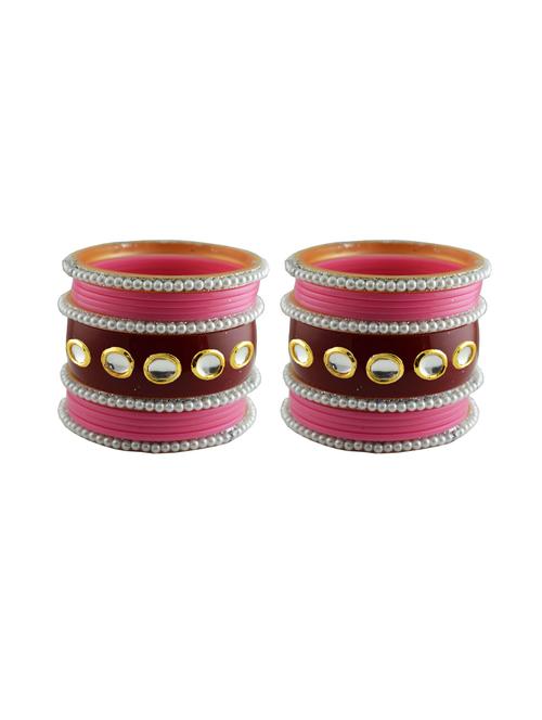 stone studded acrylic bangle - 18782147 - Very Small Image - 1