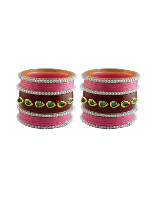 stone studded acrylic bangle - 18782152 - Very Small Image - 1