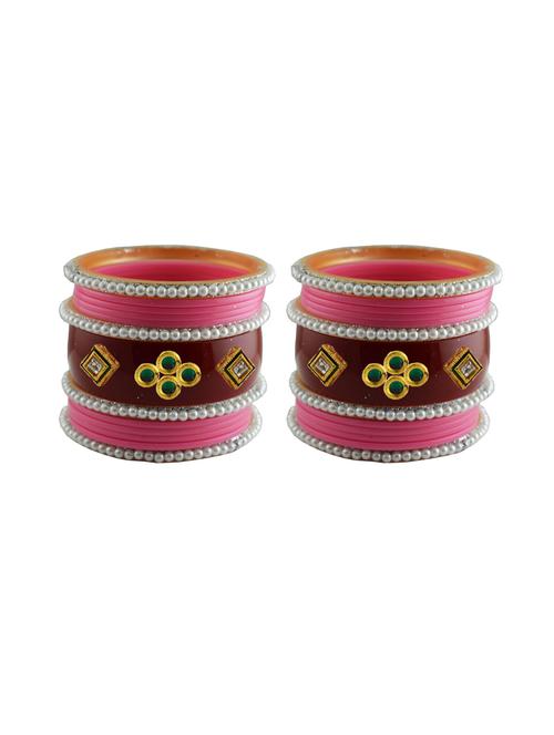 stone studded acrylic bangle - 18782154 - Very Small Image - 1