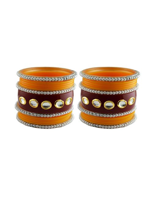 stone studded acrylic bangle - 18782194 - Very Small Image - 1