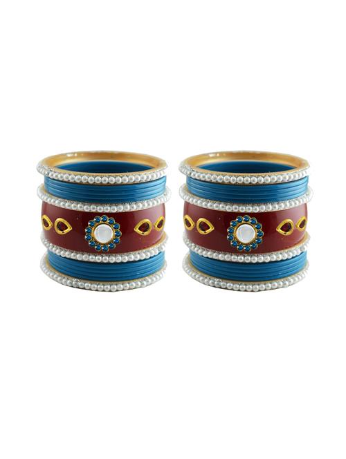 stone studded acrylic bangle - 18782307 - Very Small Image - 1