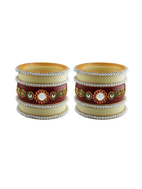stone studded acrylic bangle - 18782400 - Very Small Image - 1
