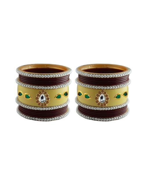 stone studded acrylic bangle - 18782443 - Very Small Image - 1