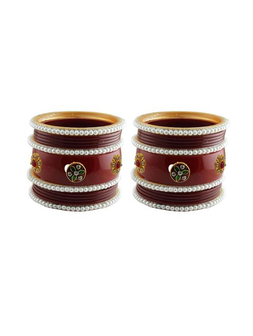 stone studded acrylic bangle - 18782503 - Very Small Image - 1