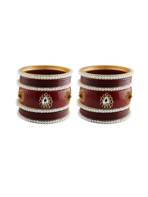 stone studded acrylic bangle - 18782518 - Very Small Image - 1