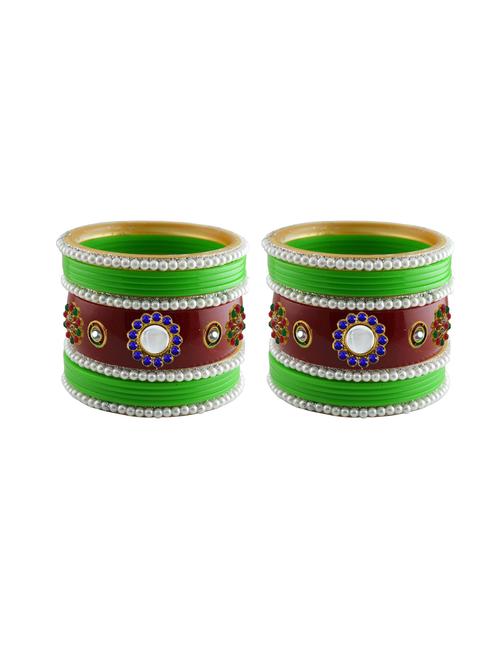 stone studded acrylic bangle - 18782624 - Very Small Image - 1