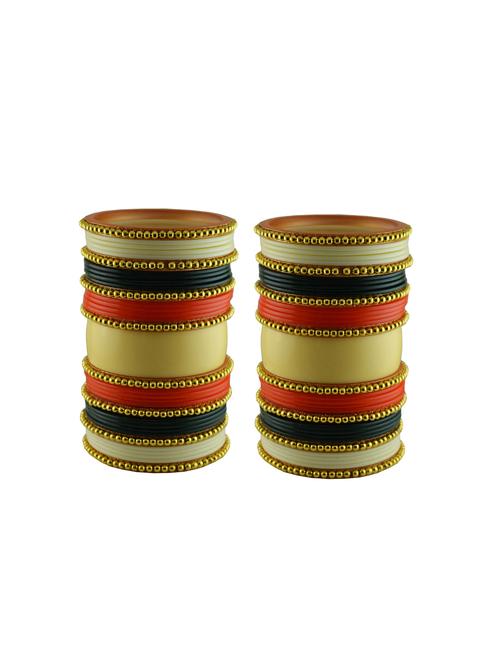 multi moti stud acrylic bangle with very extra large size - 18782761 - Very Small Image - 1