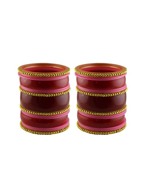 multi moti stud acrylic bangle with very extra large size - 18782773 - Very Small Image - 1