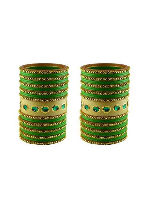 multi moti stud acrylic bangle with very extra large size - 18782858 - Very Small Image - 1