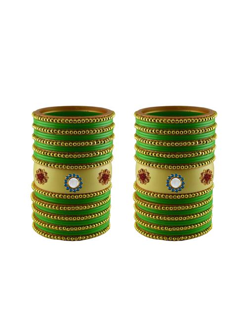 multi moti stud acrylic bangle with very extra large size - 18782862 - Very Small Image - 1