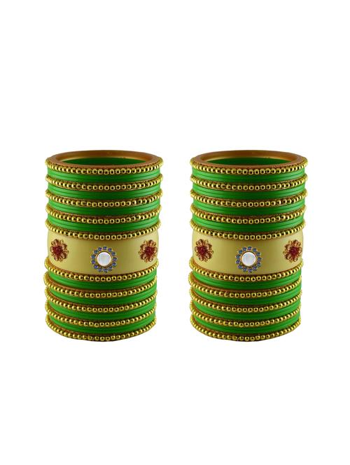 multi moti stud acrylic bangle with very extra large size - 18782864 - Very Small Image - 1