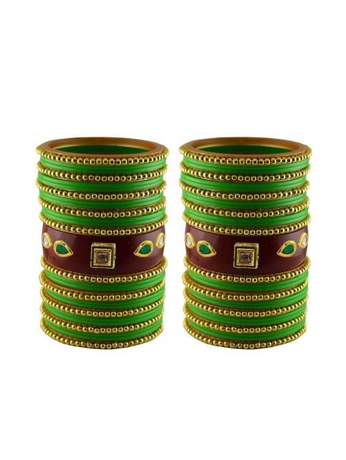 multi moti stud acrylic bangle with very extra large size - 18782873 - Very Small Image - 1