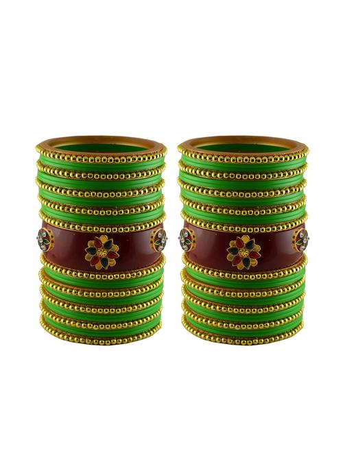 multi moti stud acrylic bangle with very extra large size - 18782879 - Very Small Image - 1
