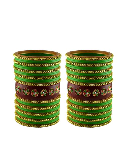multi moti stud acrylic bangle with very extra large size - 18782881 - Very Small Image - 1