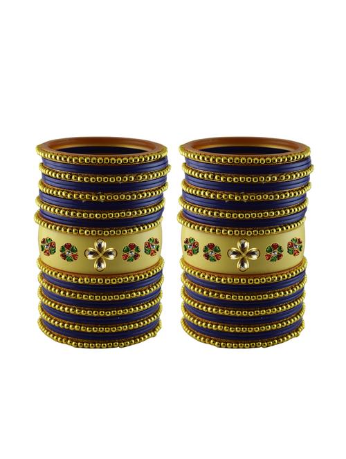 multi coloured moti stud acrylic bangle with very extra large size - 18782997 - Very Small Image - 1